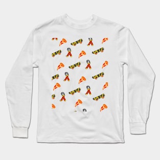 Tmnt Mikey pattern Long Sleeve T-Shirt